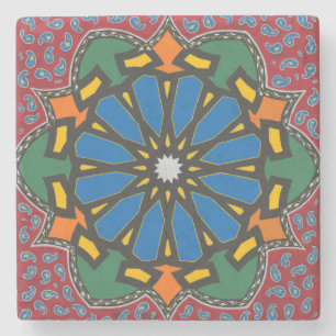 Posavasos De Piedra Unidad: escayola de piedra de mármol