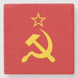 Posavasos De Piedra Unión Soviética (URSS) (Martillo y esquisto comuni