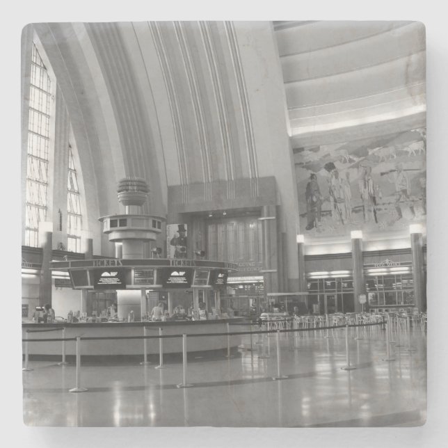 Posavasos De Piedra Union Terminal Rotunda - Cincinnati (Anverso)