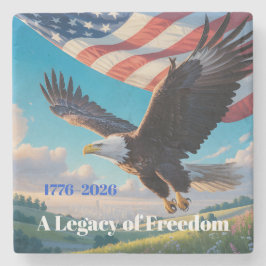 Posavasos De Piedra United States Semiquincentennial Eagle • 1776–2026