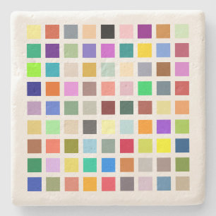 Posavasos De Piedra Universo de colores, el arco iris y más - 81 sombr