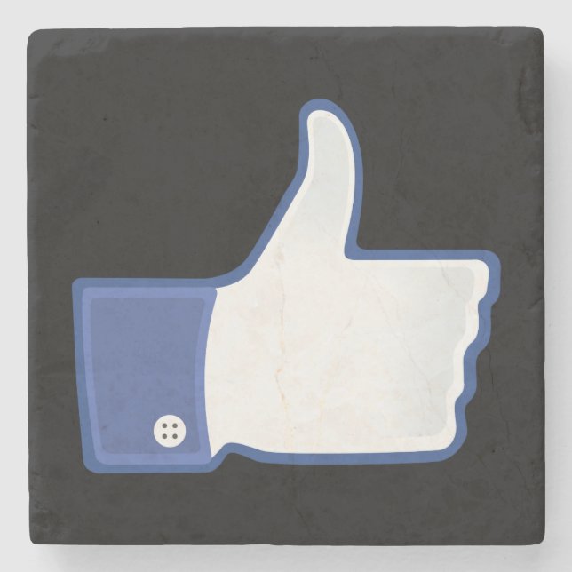 Posavasos De Piedra Uno como, negro (Anverso)