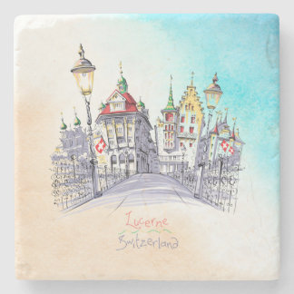 Posavasos De Piedra Untersetzer - Switzerland Lucerne