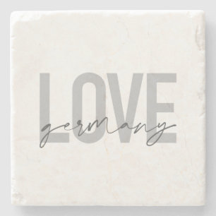 Posavasos De Piedra Urbano, moderno, simple, genial diseño Love German
