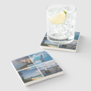 Posavasos De Piedra US Hawaii - Vista Honolulu - The Perouse - Lanikai