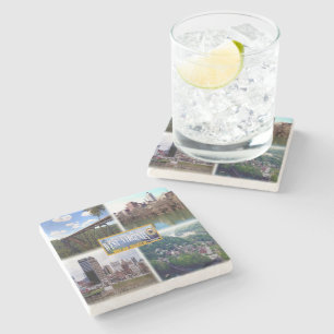 Posavasos De Piedra US West Virginia - New River Gorge Bridge -