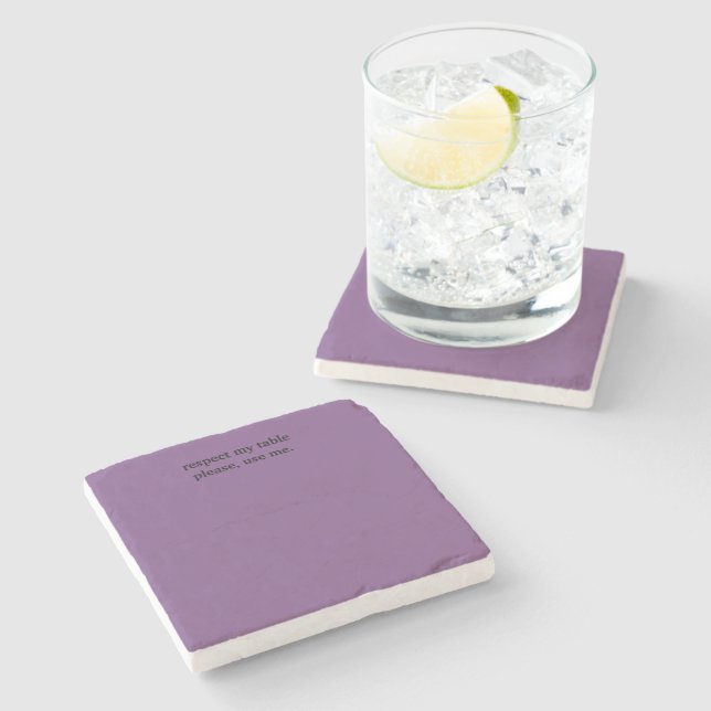 Posavasos De Piedra Use me coaster (Lateral)