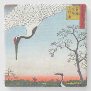 Posavasos De Piedra Utagawa Hiroshige - Minowa, Kanasugi, Mikawashima