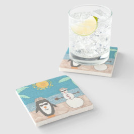 Posavasos De Piedra Vacaciones de navidades