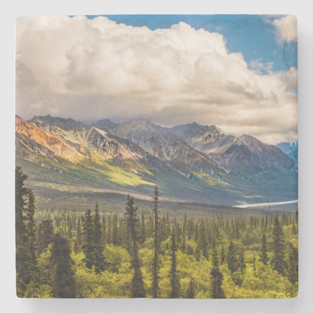 Posavasos De Piedra Valle de Matanuska, Alaska meridional #2 (Anverso)