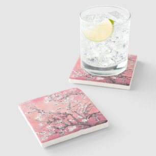 Posavasos De Piedra Van Gogh Almond Blossom color rosa