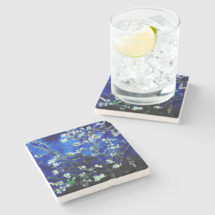 Posavasos De Piedra Van Gogh Almond Blossoms de la escayola de piedra 