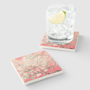 Posavasos De Piedra Van Gogh Almond Blossoms Peach