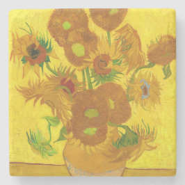 Posavasos De Piedra Van Gogh Quince Girasoles En Un Bella Artes De Vas