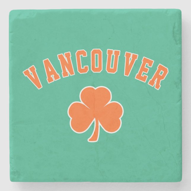 Posavasos De Piedra Vancouver irlandés (Anverso)