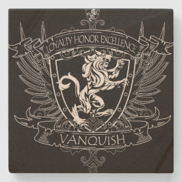 Posavasos De Piedra Vanidoso escudo de armas