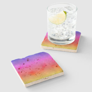 Posavasos De Piedra Vapor arcoiris