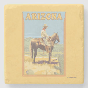 Posavasos De Piedra Vaquero (vista lateral) Arizona