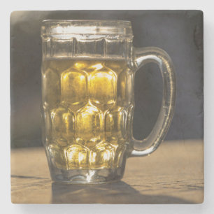 Posavasos De Piedra Vaso de cerveza bebida primer plano, India