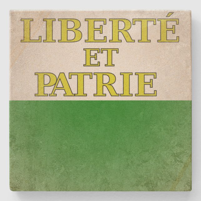 Posavasos De Piedra Vaud (Anverso)