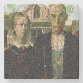 Posavasos De Piedra Vegan Gothic Bella Artes Spoof