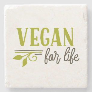 Posavasos De Piedra Vegan por la vida