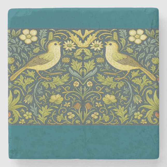 Posavasos De Piedra Vela del Pilar Aves (Anverso)