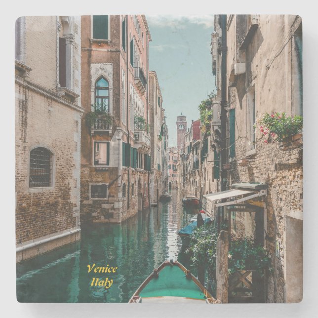 Posavasos De Piedra Venecia Italia La Ciudad Flotante (Anverso)