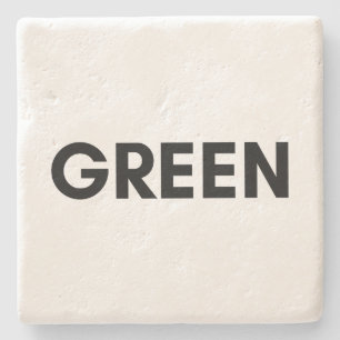 Posavasos De Piedra verde