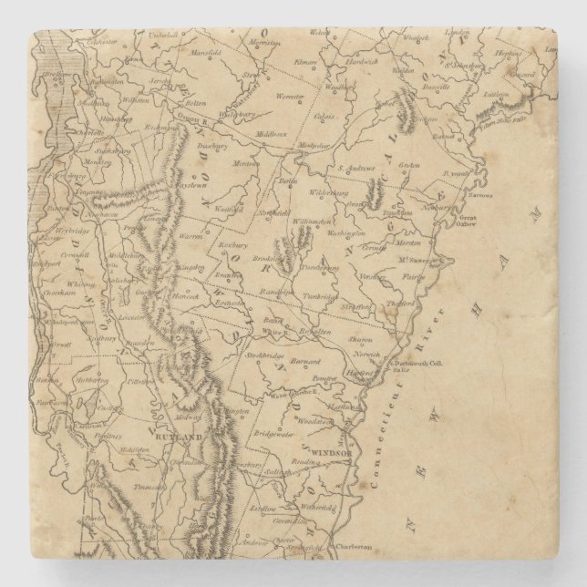 Posavasos De Piedra Vermont 5 (Anverso)