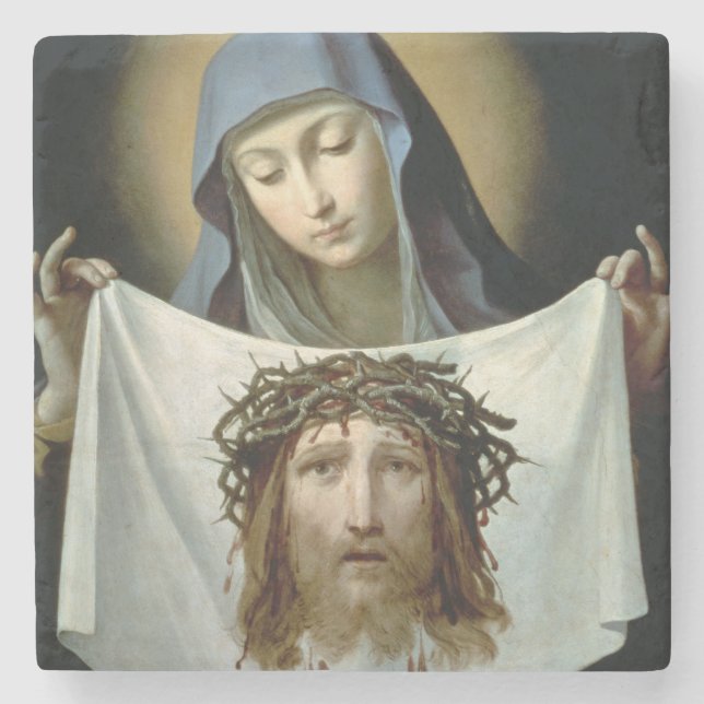 Posavasos De Piedra Veronica del St. (Anverso)