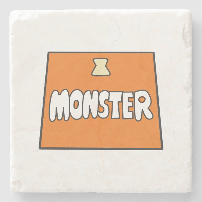 Posavasos De Piedra Vestuario de Pikamee, Monstruo  (Anverso)