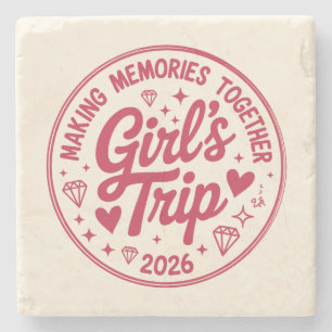 Posavasos De Piedra Viaje de chicas 2026 Creando recuerdos juntas Feme