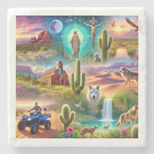 Posavasos De Piedra Viaje espiritual de Arizona