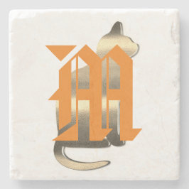 Posavasos De Piedra Vibe de vacaciones de oro