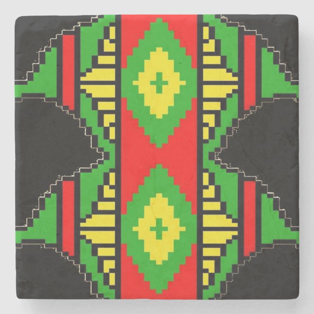 Posavasos De Piedra Vibe excéntrica (Anverso)