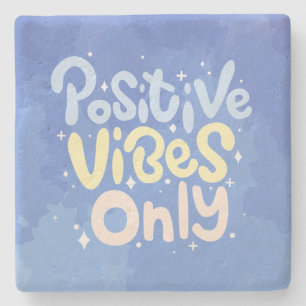 Posavasos De Piedra Vibraciones Positivas Solo