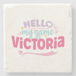 Posavasos De Piedra Victoria - mi nombre es Victoria
