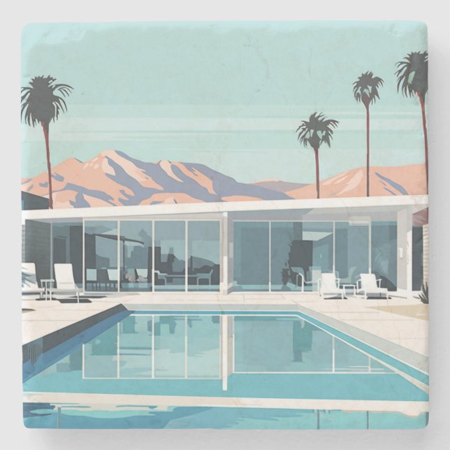 POSAVASOS DE PIEDRA VIDA DESIERTA #4 (Anverso)