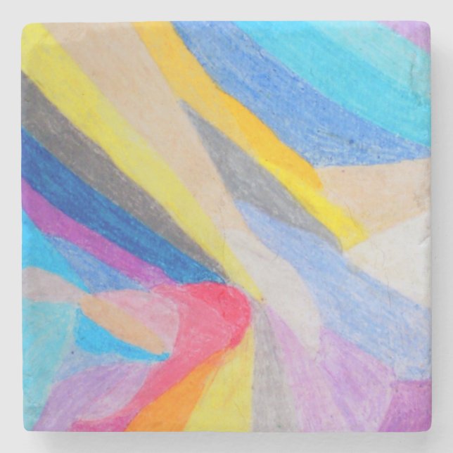 Posavasos De Piedra Vida en el planeta (Anverso)