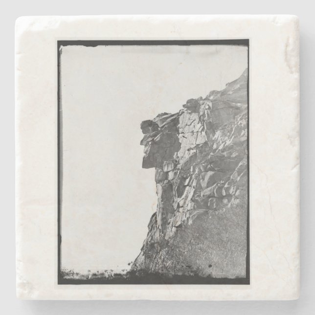 Posavasos De Piedra Viejo en montaña rusa (Anverso)