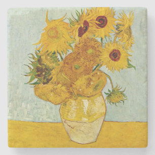 Posavasos De Piedra Vincent Van Gogh 12 Girasoles Impresionista