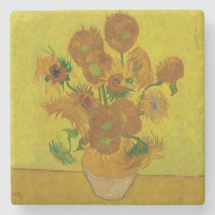 Posavasos De Piedra Vincent Van Gogh 15 girasoles Pintura