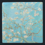 Posavasos De Piedra Vincent van Gogh - Almond Blossom<br><div class="desc">Florecimiento de almendras / Ramas con flores de almendra - Vincent van Gogh,  aceite sobre lienzo,  1890</div>
