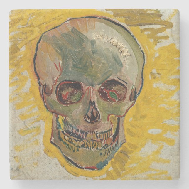 Posavasos De Piedra Vincent van Gogh - Calavera 1887 #2 (Anverso)