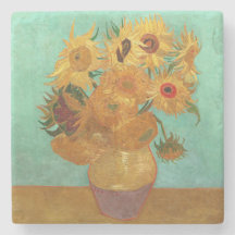 Vincent Van Gogh Doce Sunflowers In A Vase