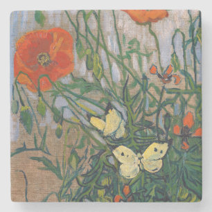Posavasos De Piedra Vincent van Gogh - Mariposas y Papas