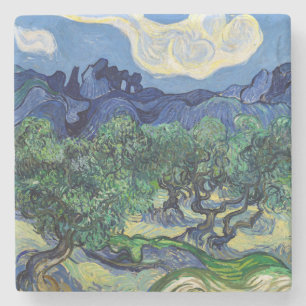 Posavasos De Piedra Vincent van Gogh - Olivos con los Alpilles