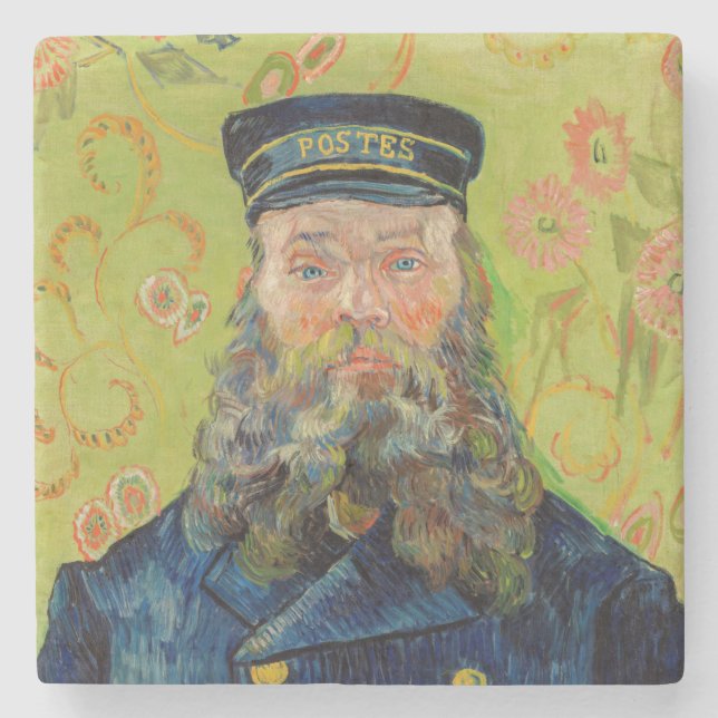 Posavasos De Piedra Vincent Van Gogh - Postman Joseph Roulin (Anverso)