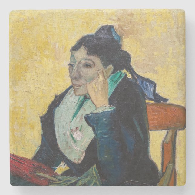 Posavasos De Piedra Vincent Van Gogh - Retrato de Madame Ginoux (Anverso)